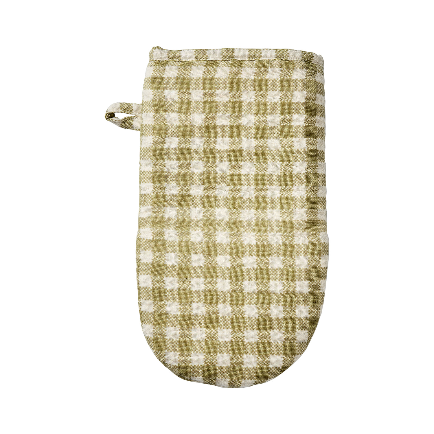 Gingham Oven Glove / Green