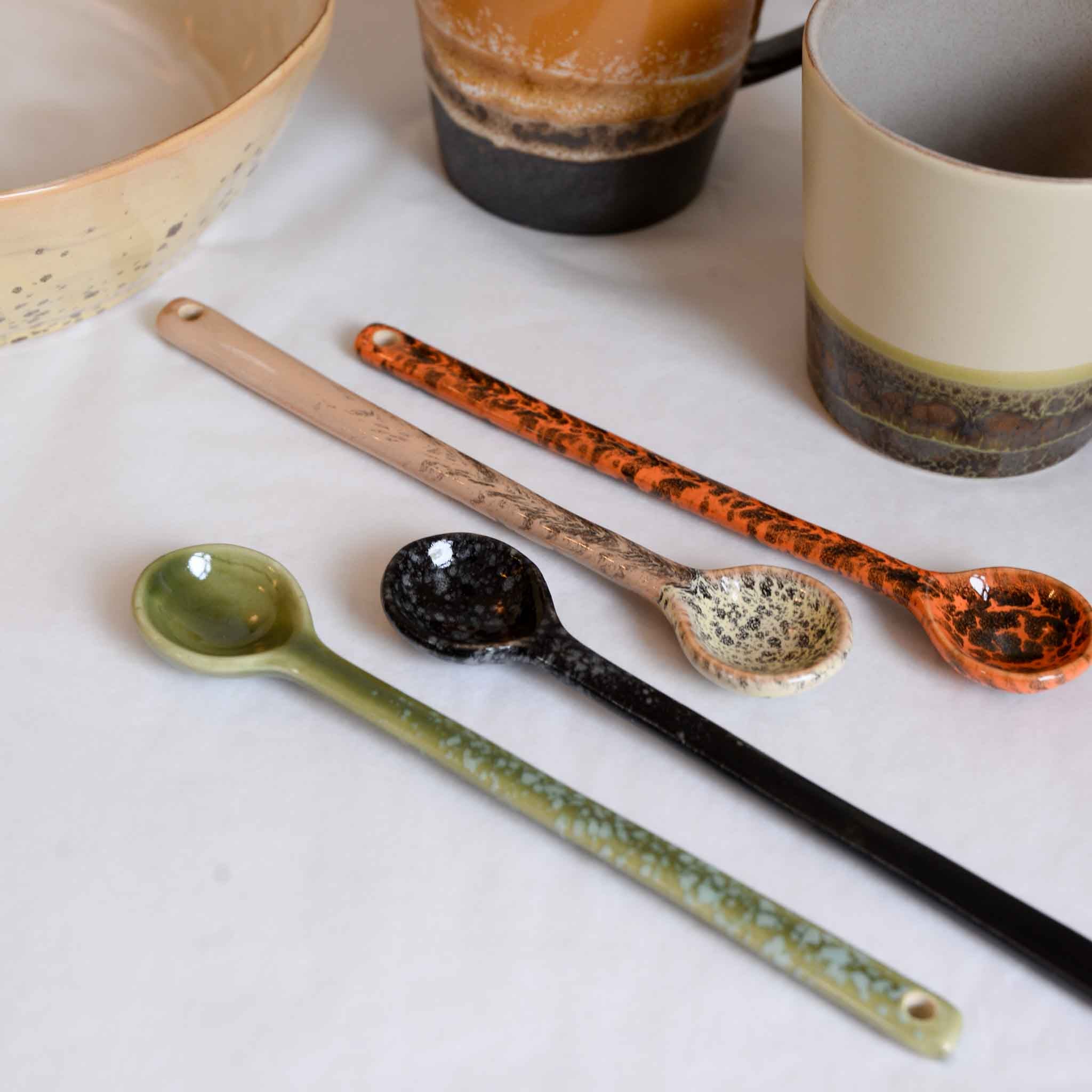 HK Living 70s Ceramics: Large Spoons