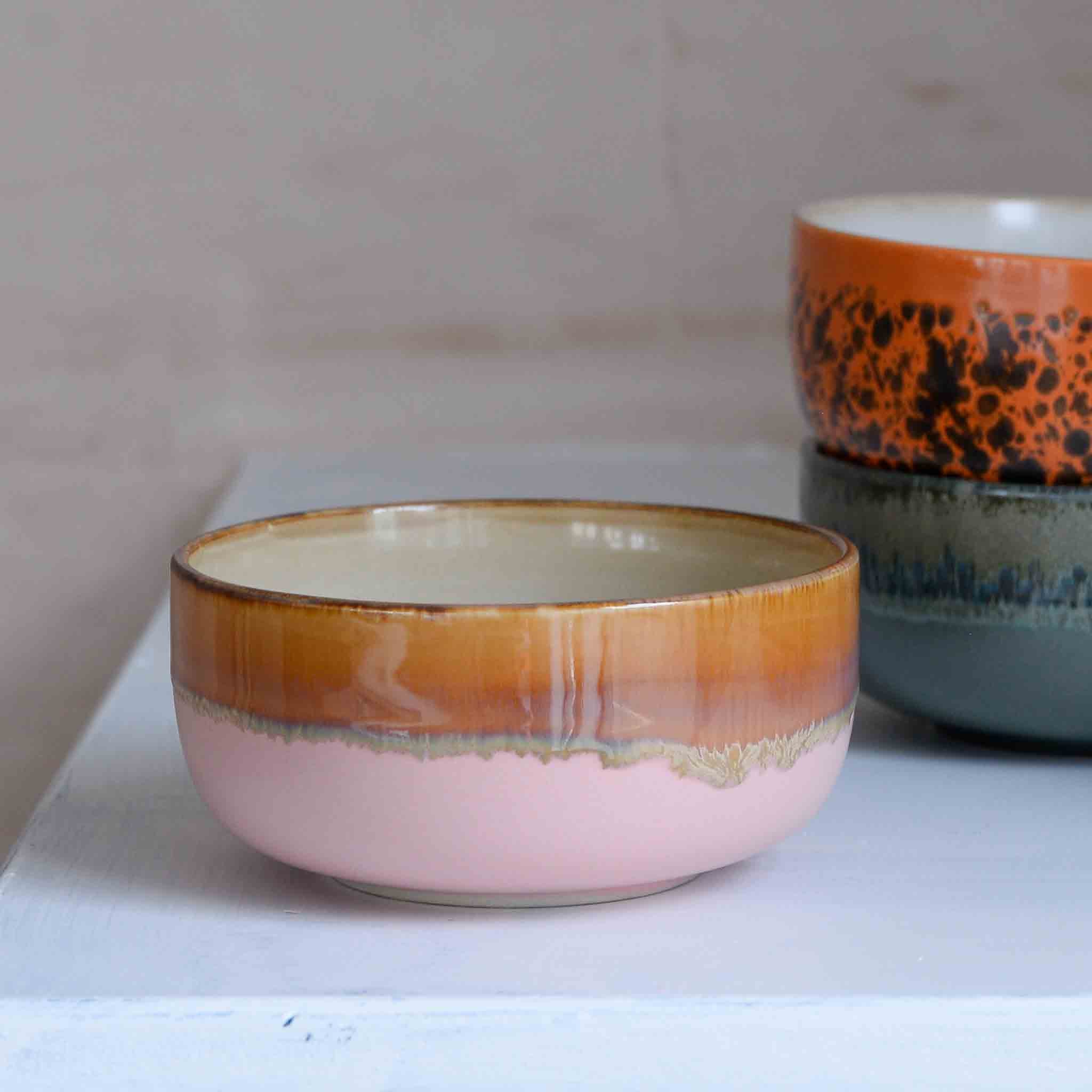 70s Inspired Dessert Bowls