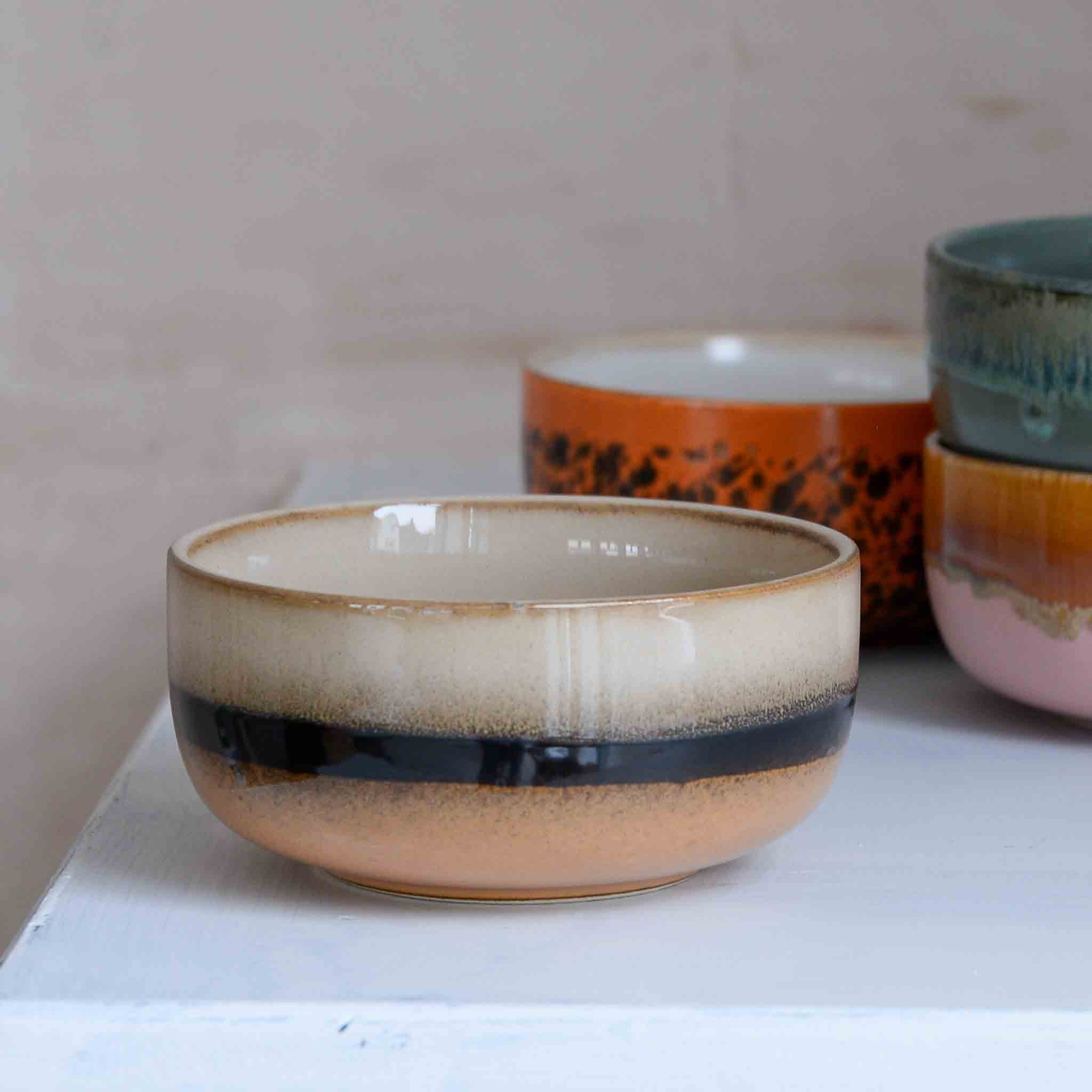 70s Inspired Dessert Bowls