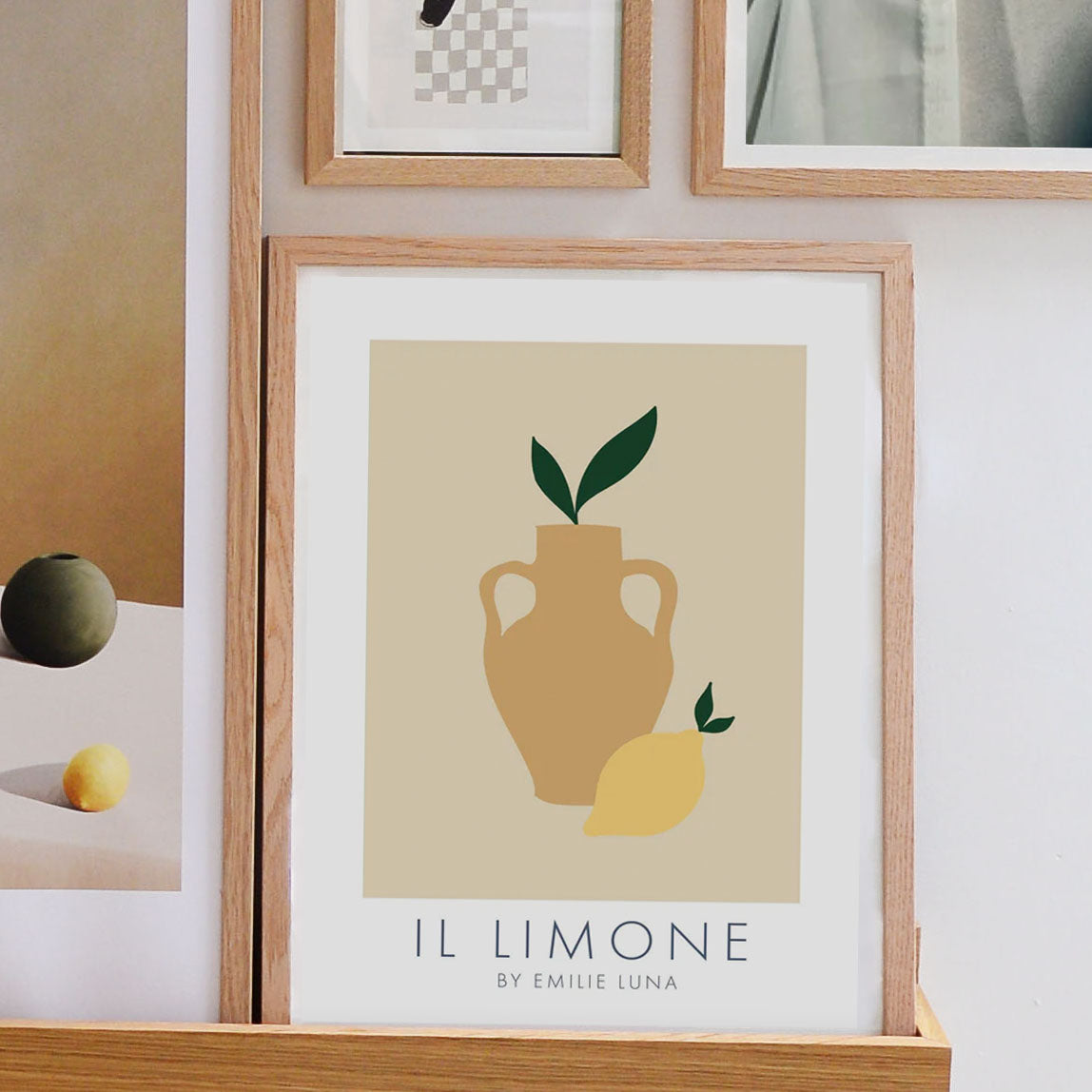 Il Limone 02 Art Print by Emilie Luna in A4