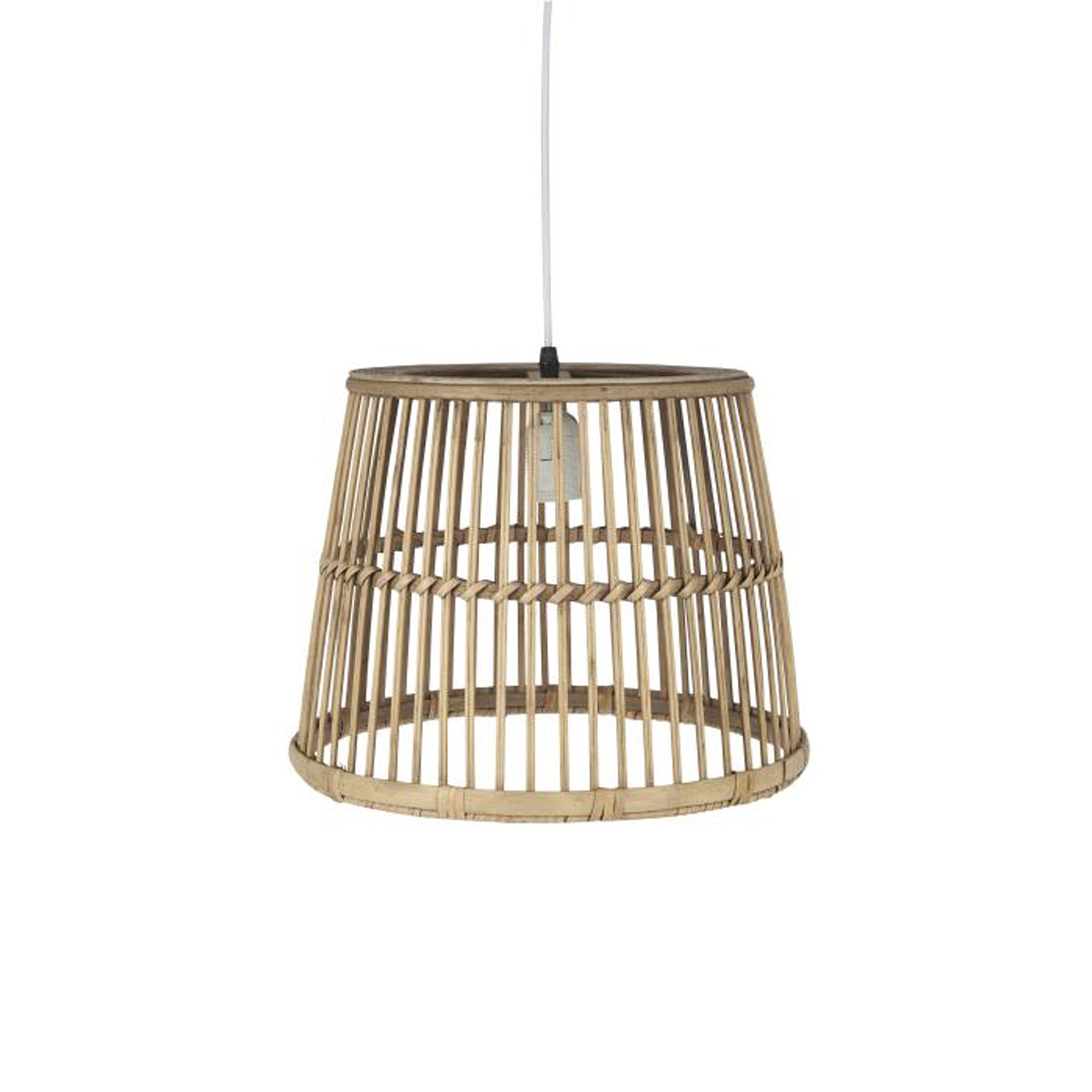 Hanging Bamboo Light Shade with Cord