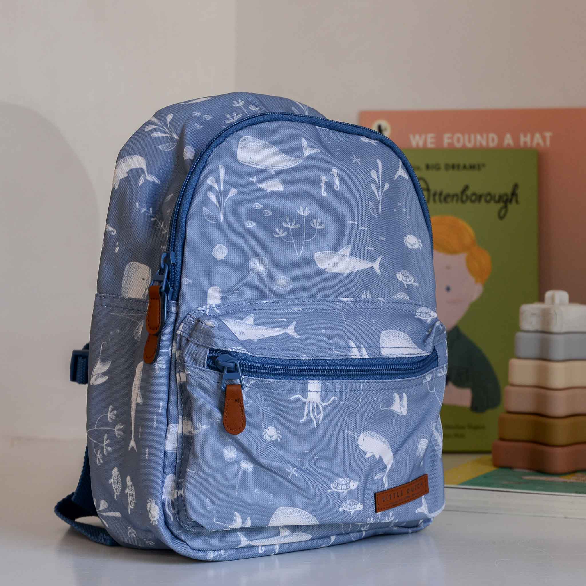 Little Dutch Ocean Blue Kids Backpack