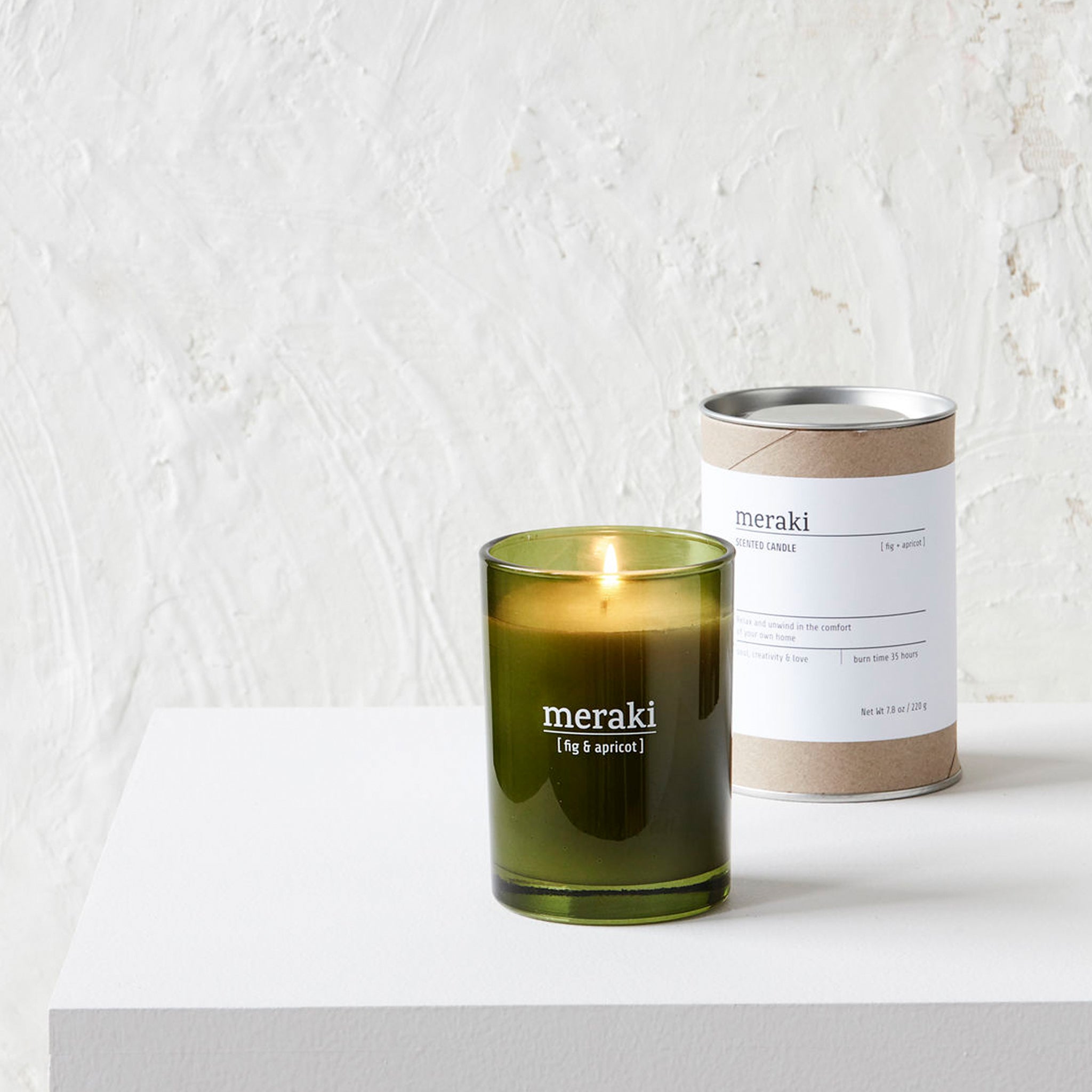 Meraki Fig and Apricot Large Soy Candle