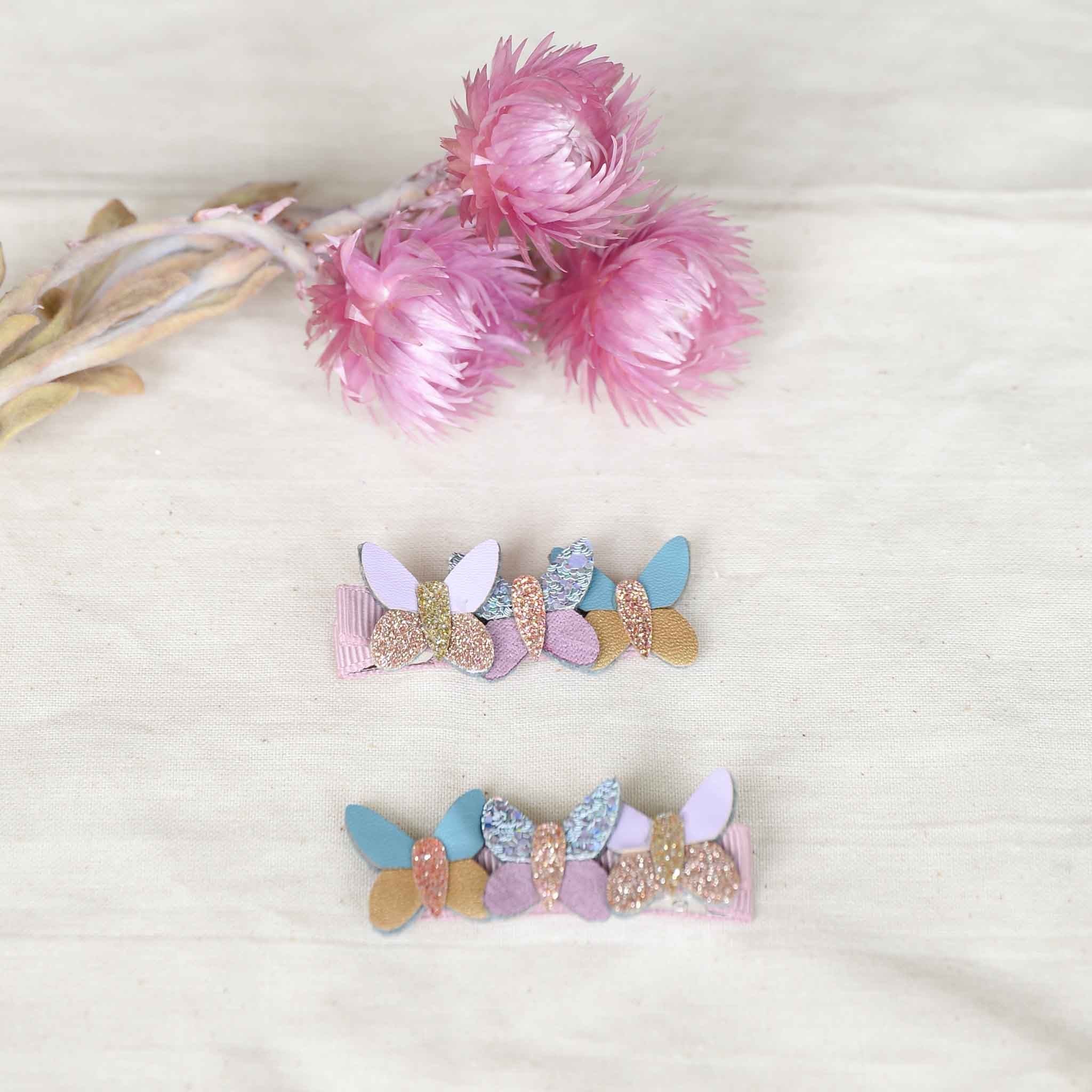 Mimi and Lula Enchanted Butterfly Layered Clips