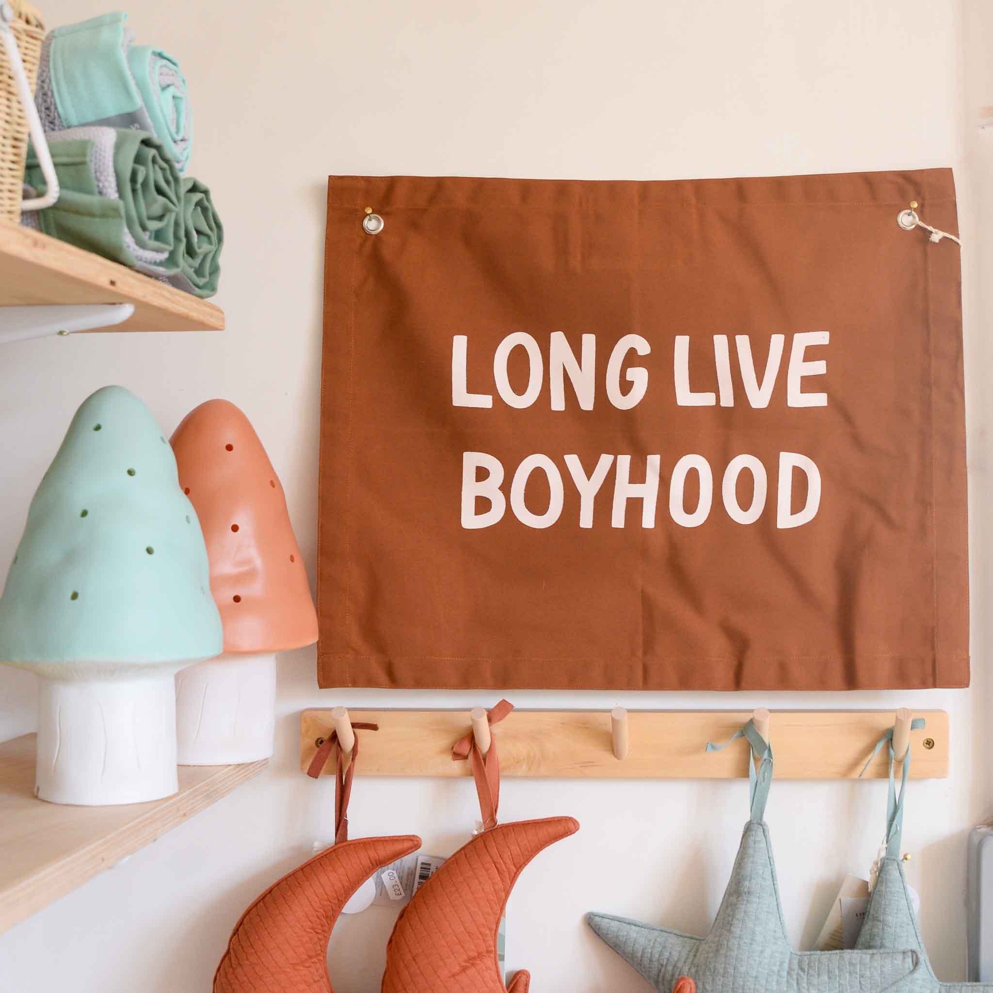 Imani Collective Long Live Boyhood Banner in Various Colours