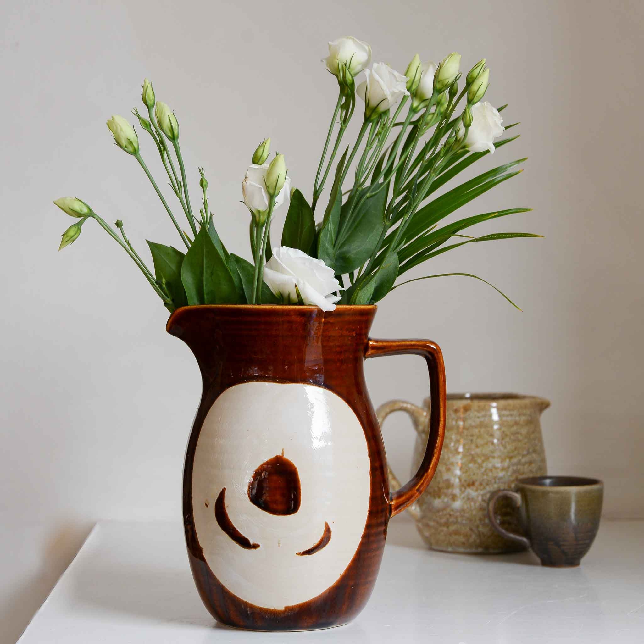 Bloomingville Willow Jug in Brown