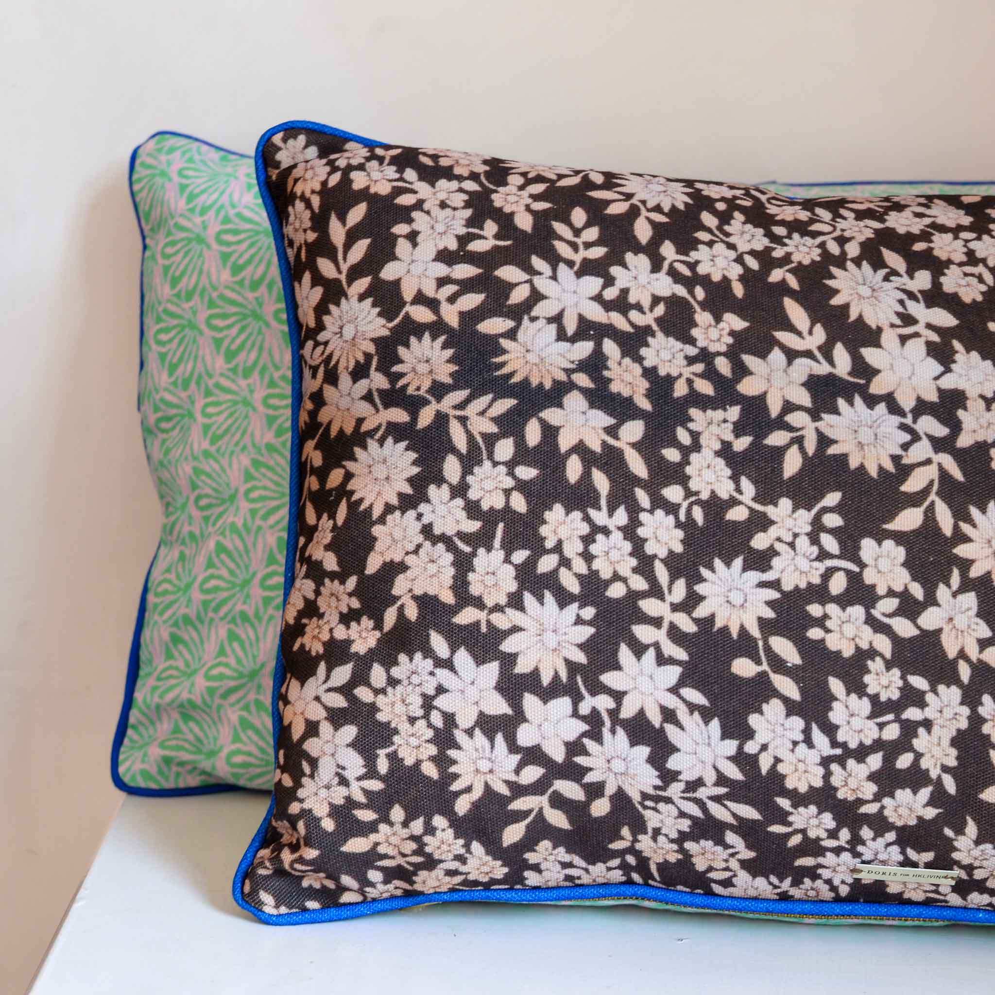 Doris for HK Living: Printed Cushion Brown