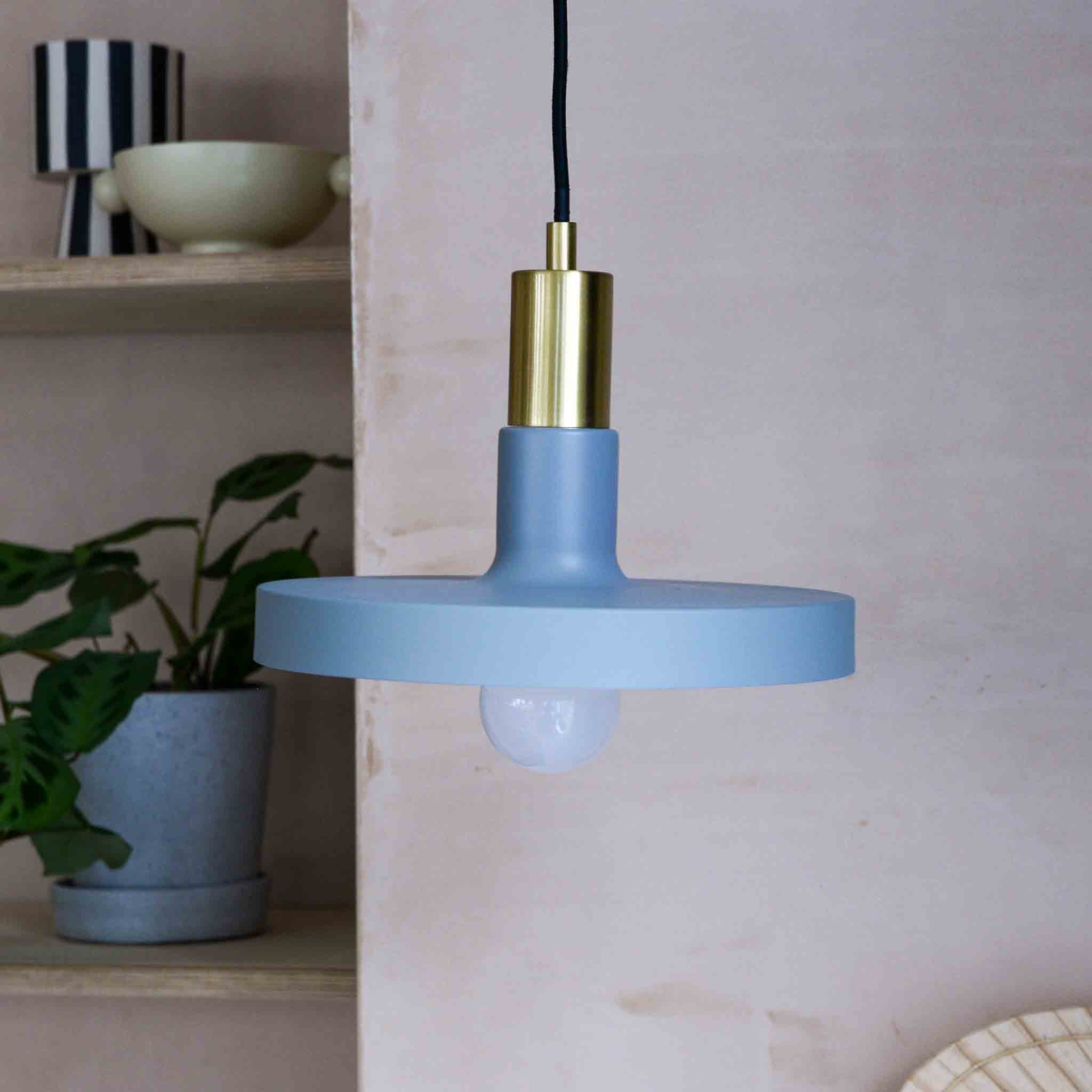 Hubsch Pendant Lamp Brass/Grey