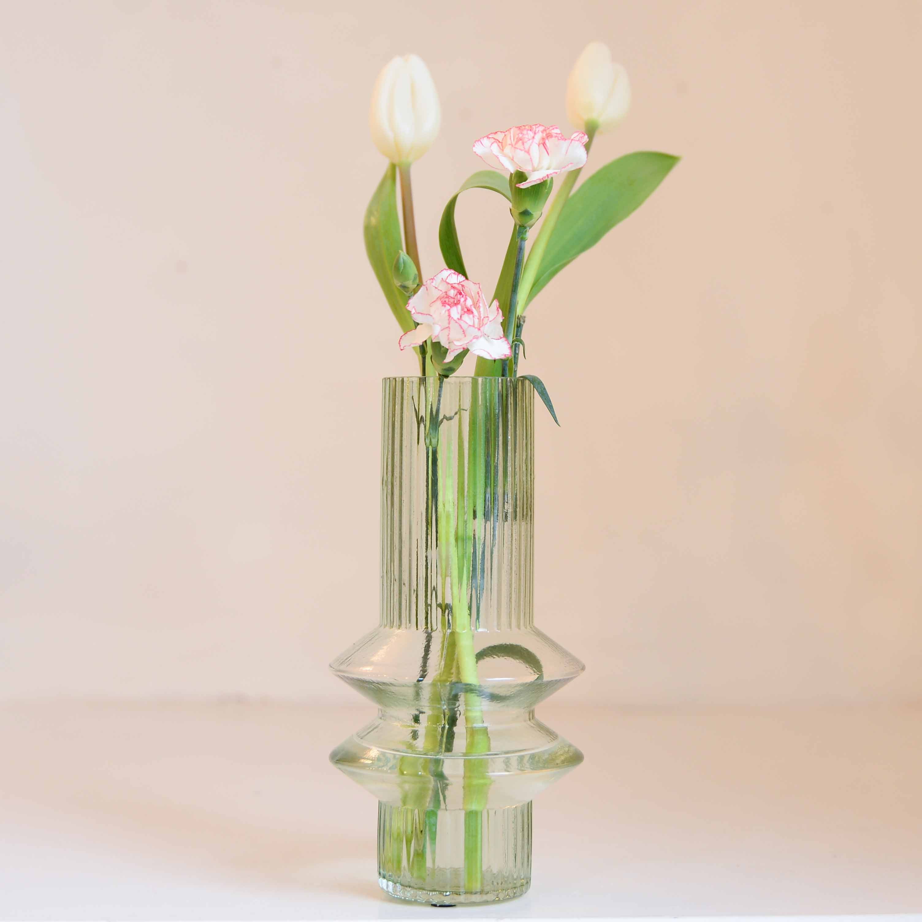 Nordal Rilla Glass Retro Vase in Various