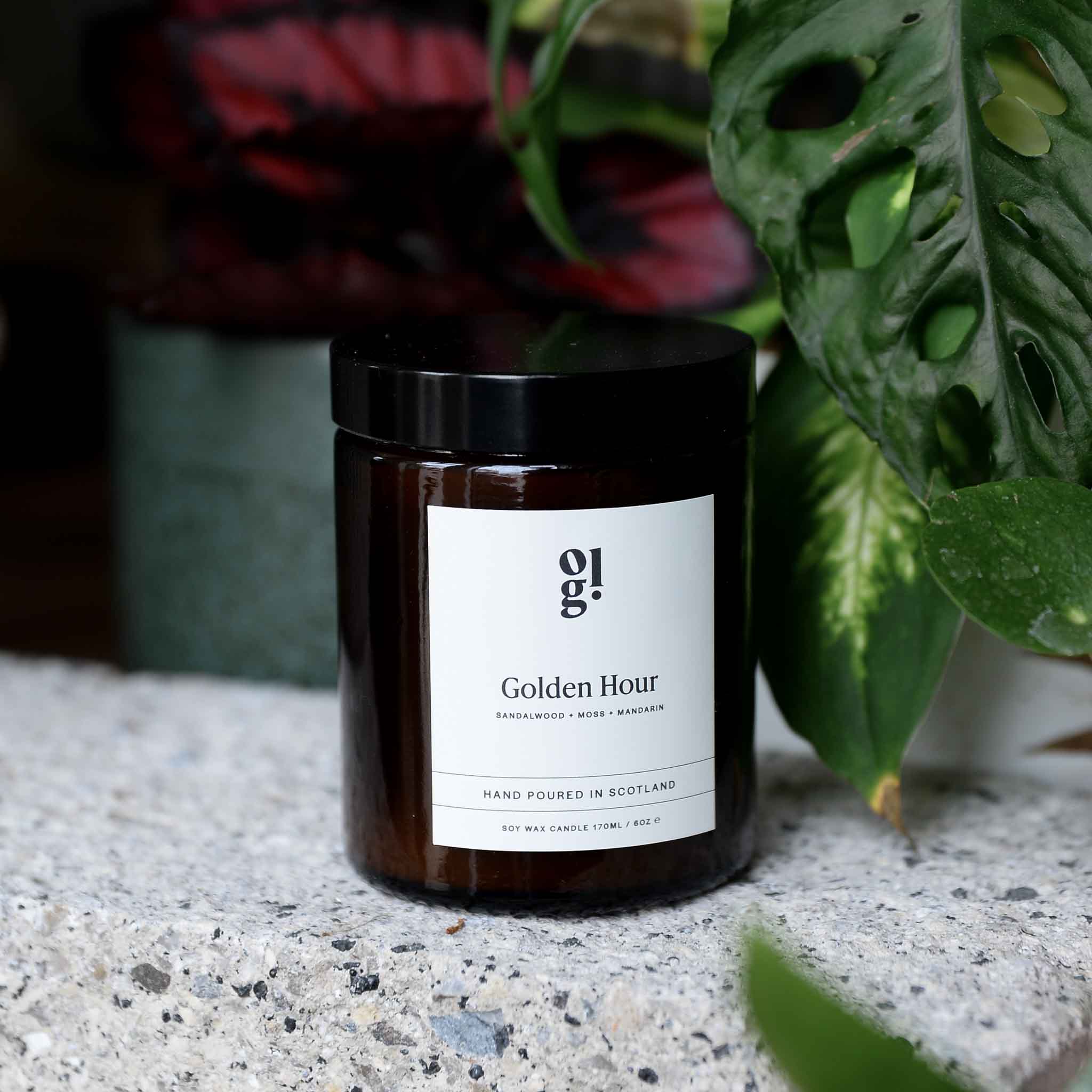 Our Lovely Goods Candle Golden Hour - Sandalwood, Moss and Mandarin