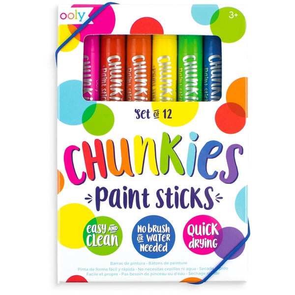 Chunkies Paint Sticks - Set of 12 Colours