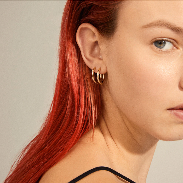 Pilgrim Ariella Hoop Earrings in Gold or Silver