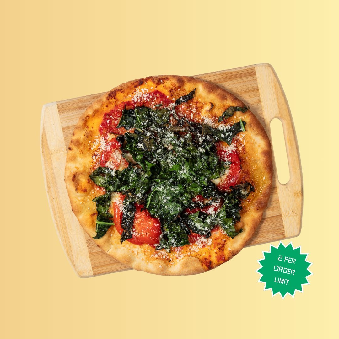 Crispy Kale + Pickled Chile Pizza