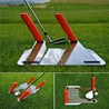Golf Swing Trainer Speed Trap Base With 4 Pcs Speed Rods For Golf Special Traning