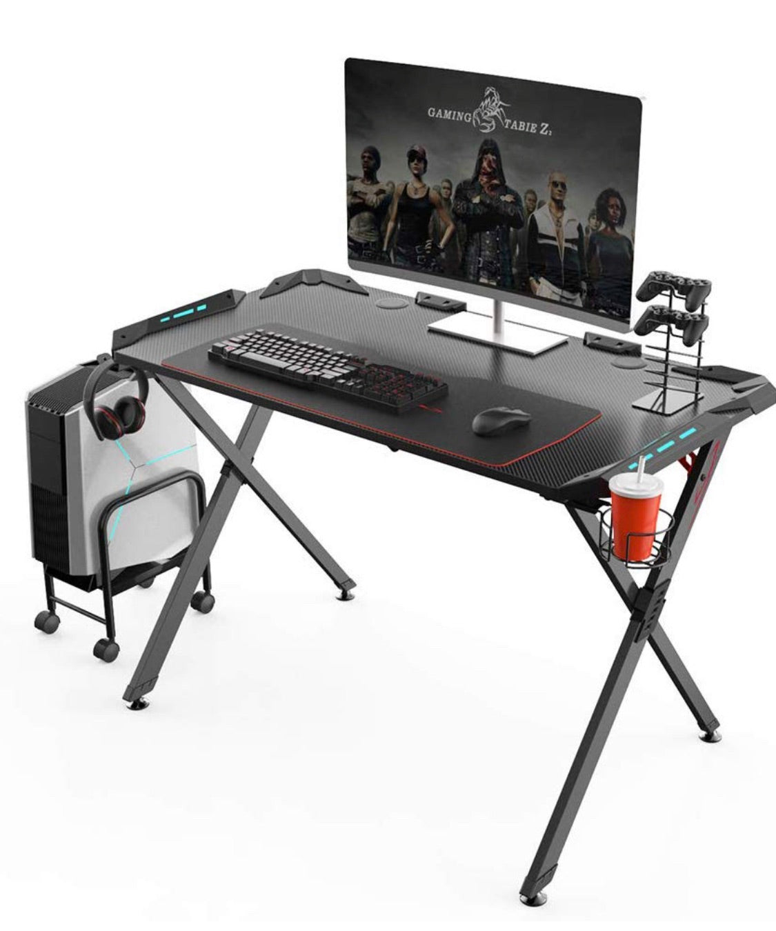 Eureka Ergonomic X1 S Gaming Computer Desk Pc Table Gaming Desks