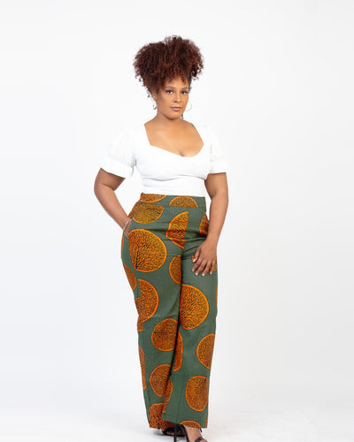 ankara palazzo trousers for plus size