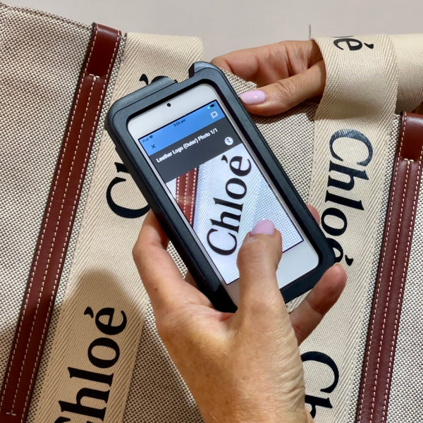 Using Entrupy to authenticate a Chloe bag