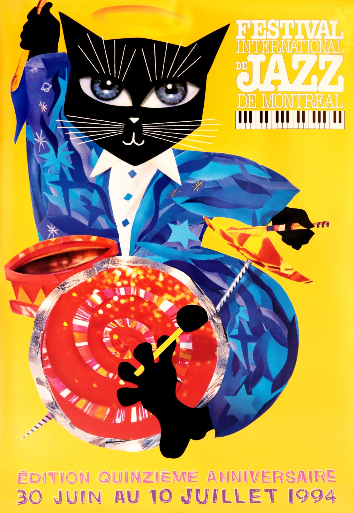 1994 Original Vintage Poster - Montreal International Jazz Festival (Y –  L'Affichiste