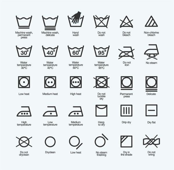 Common Laundry Symbols – Tove & Libra