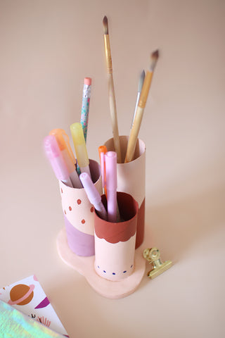 DIY : Un pot à crayons coloré - Idées conseils et tuto Activité manuelle  enfant