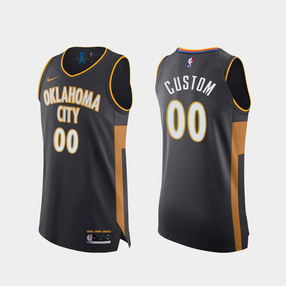 oklahoma city thunder black jersey