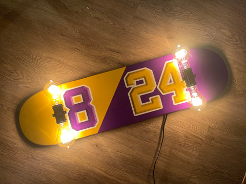 The Mamba Skateboard Lamp