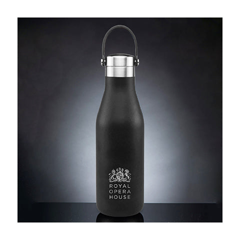 Black ROH branded reusable water bottle