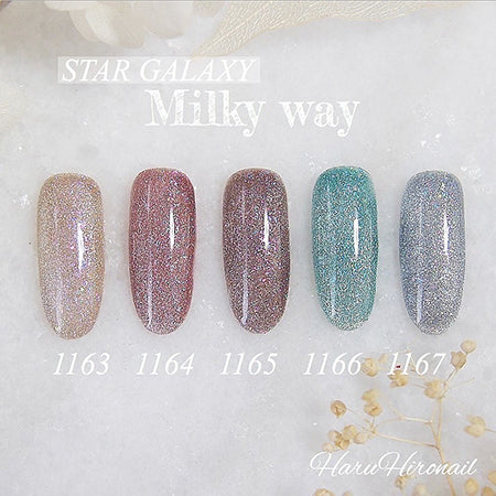 ICE GEL A BLACK Star Galaxy Gel 1164 MILKY WAY LOGY Pink 3g