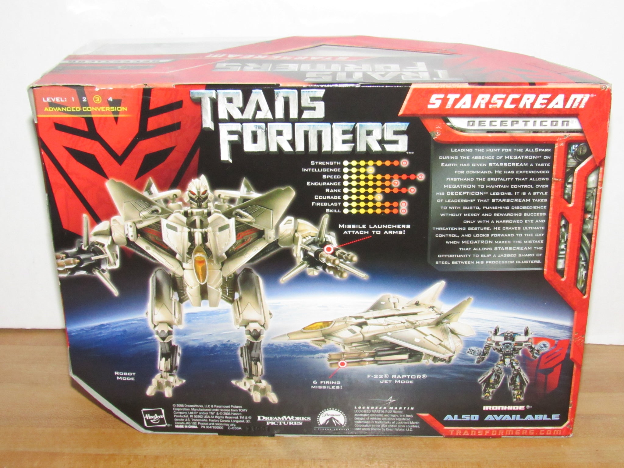 starscream transformers 2007