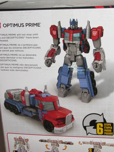 transformers cyber commander optimus prime