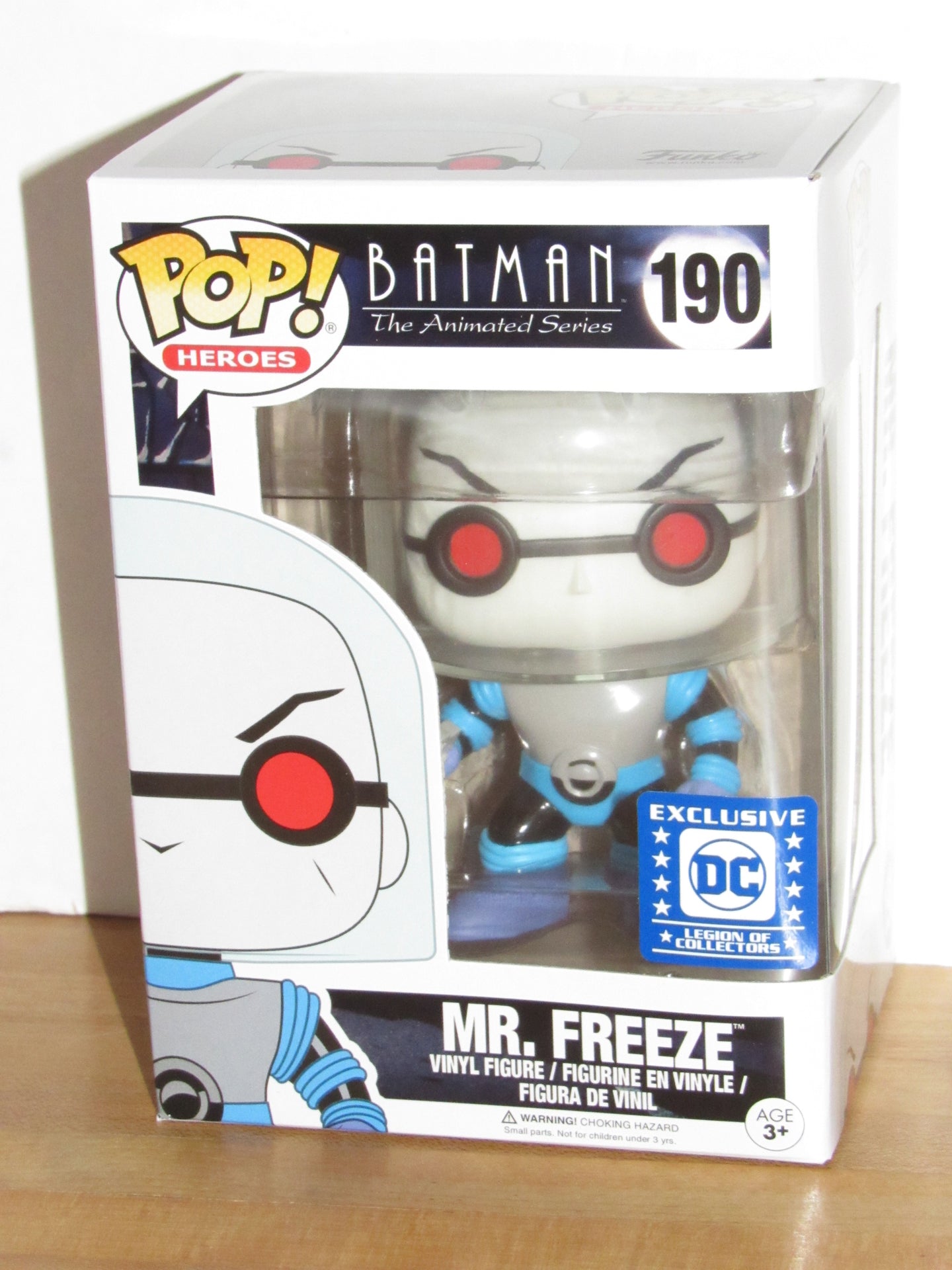 mr freeze animated series funko pop