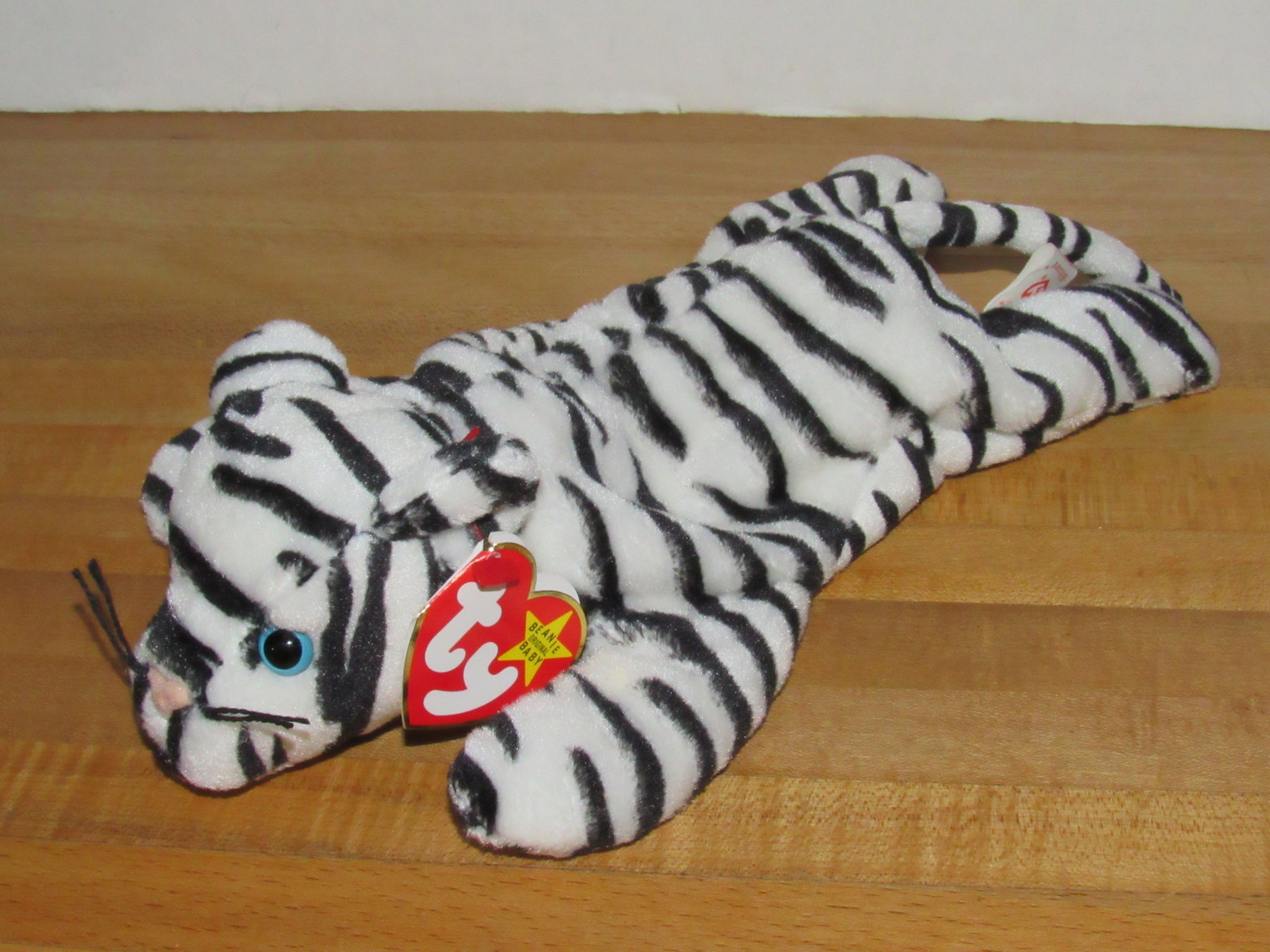 blizzard the white tiger beanie baby