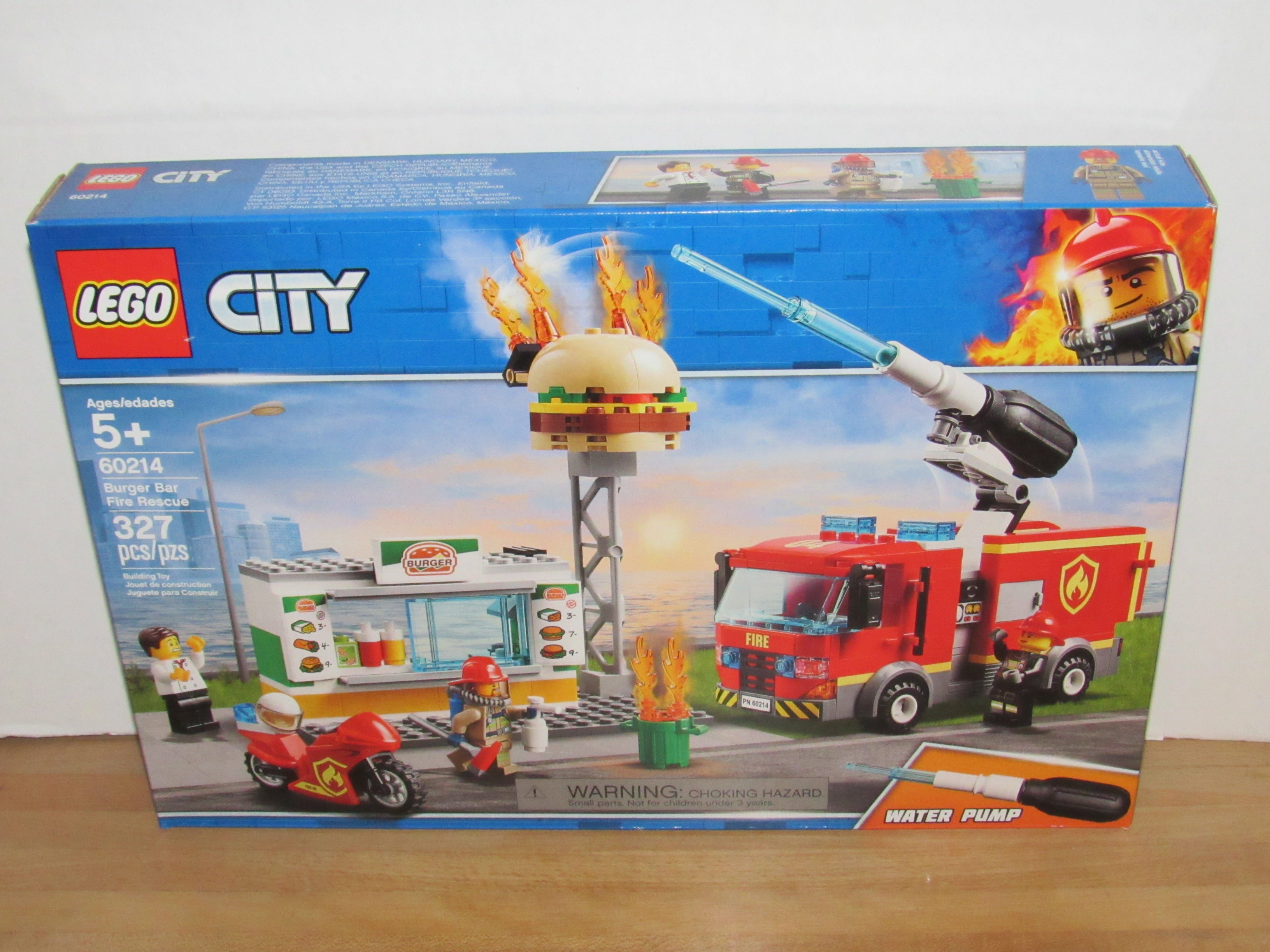 lego burger bar fire rescue