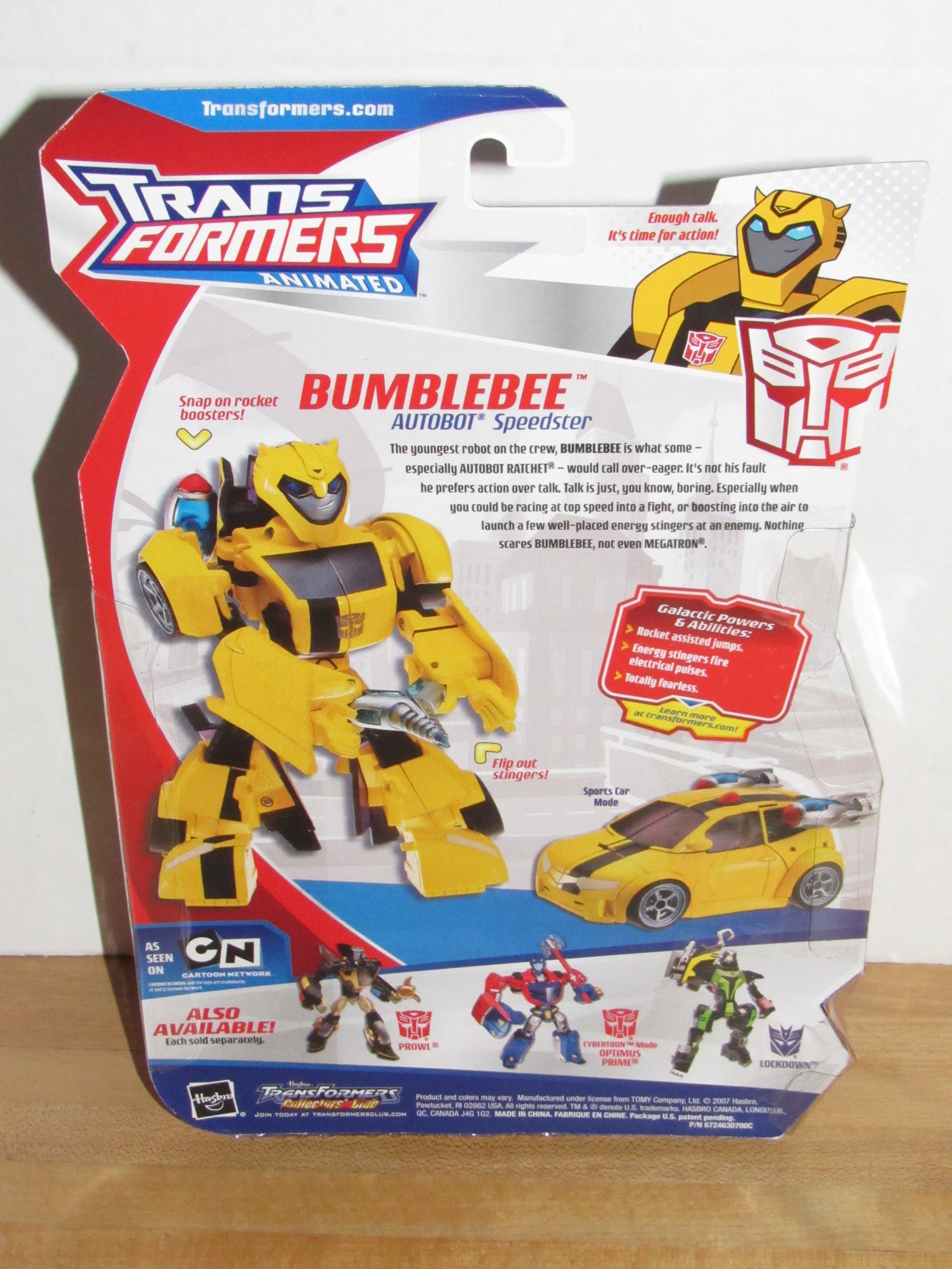 transformers animated bumblebee toys