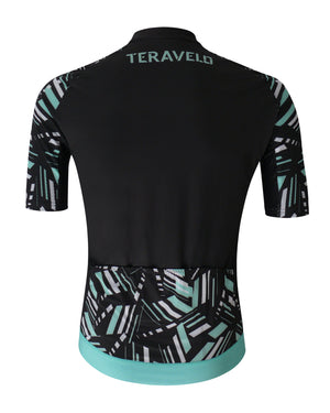 celeste cycling jersey