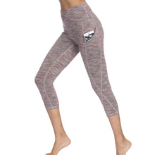 Load image into Gallery viewer, High Waist Out Pocket Yoga Capris Leggings