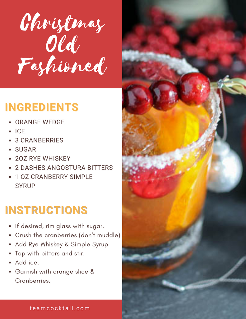 Christmas Old Fashioned recipe