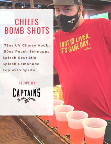 CHIEFS BOMB SHOT RECIPE