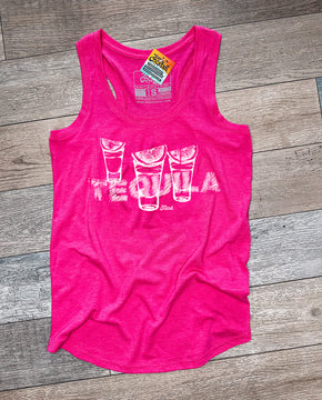 Tequila Haze Ladies Triblend Tank