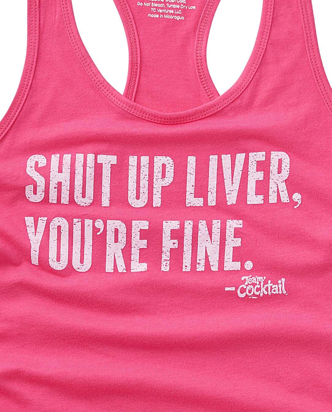 Shut Up Liver - Ladies Tank Top – Team Cocktail