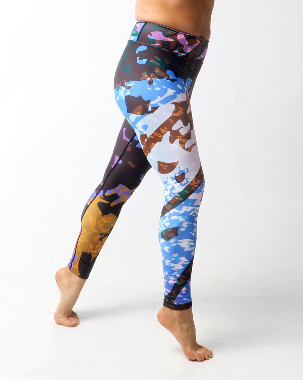 Colossal Athena Leggings (Blue)