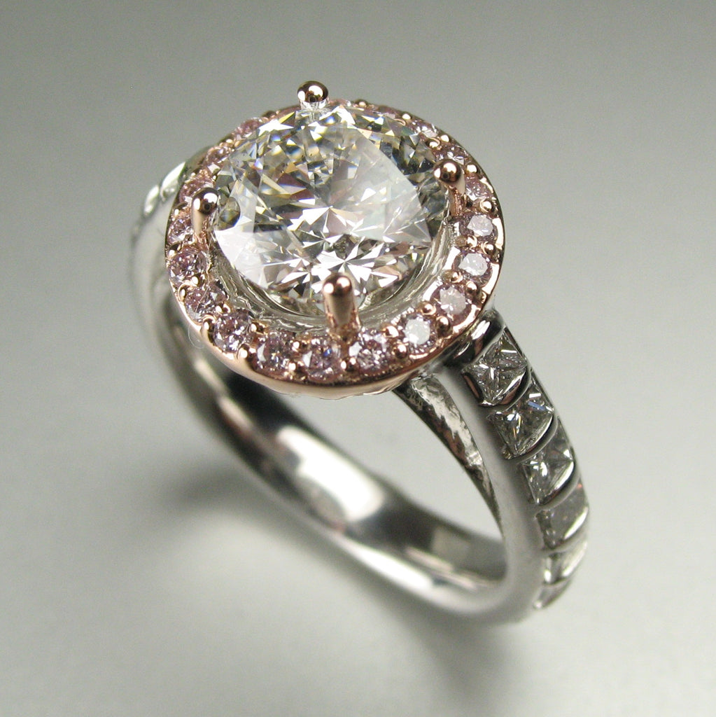 Twist Engagement ring - 1.0-Carat Lab Diamond Twist Ring - Do Amore