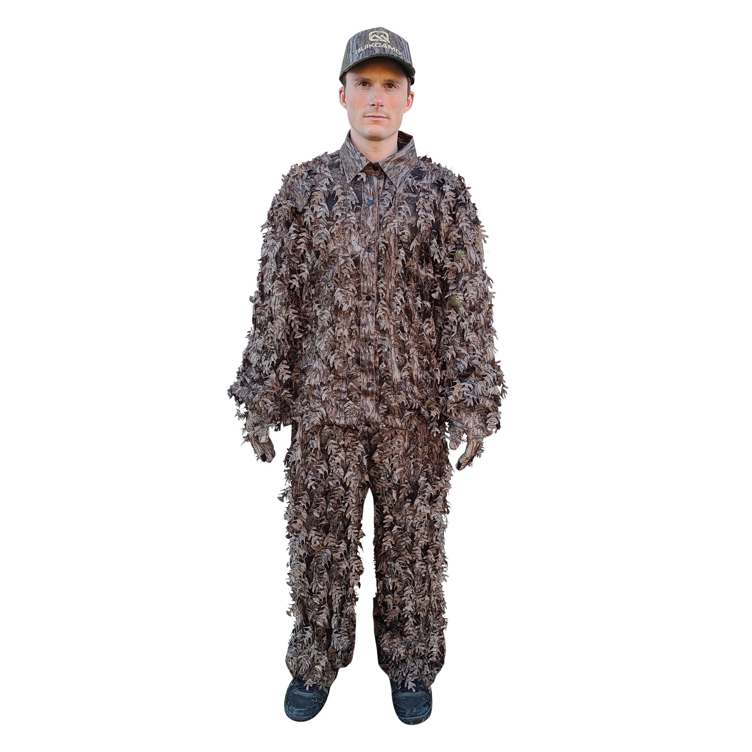 Mossy Oak Bottomland (NEW) 3D Leafy Camo Ghillie Suit, Ultra Quiet ...