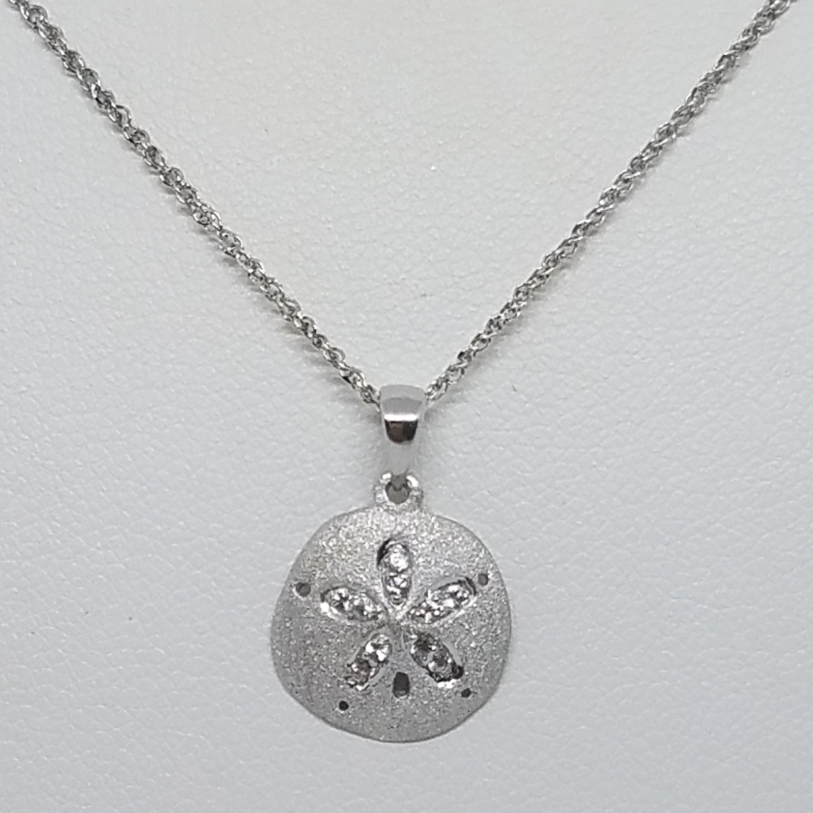 sterling sand dollar pendant