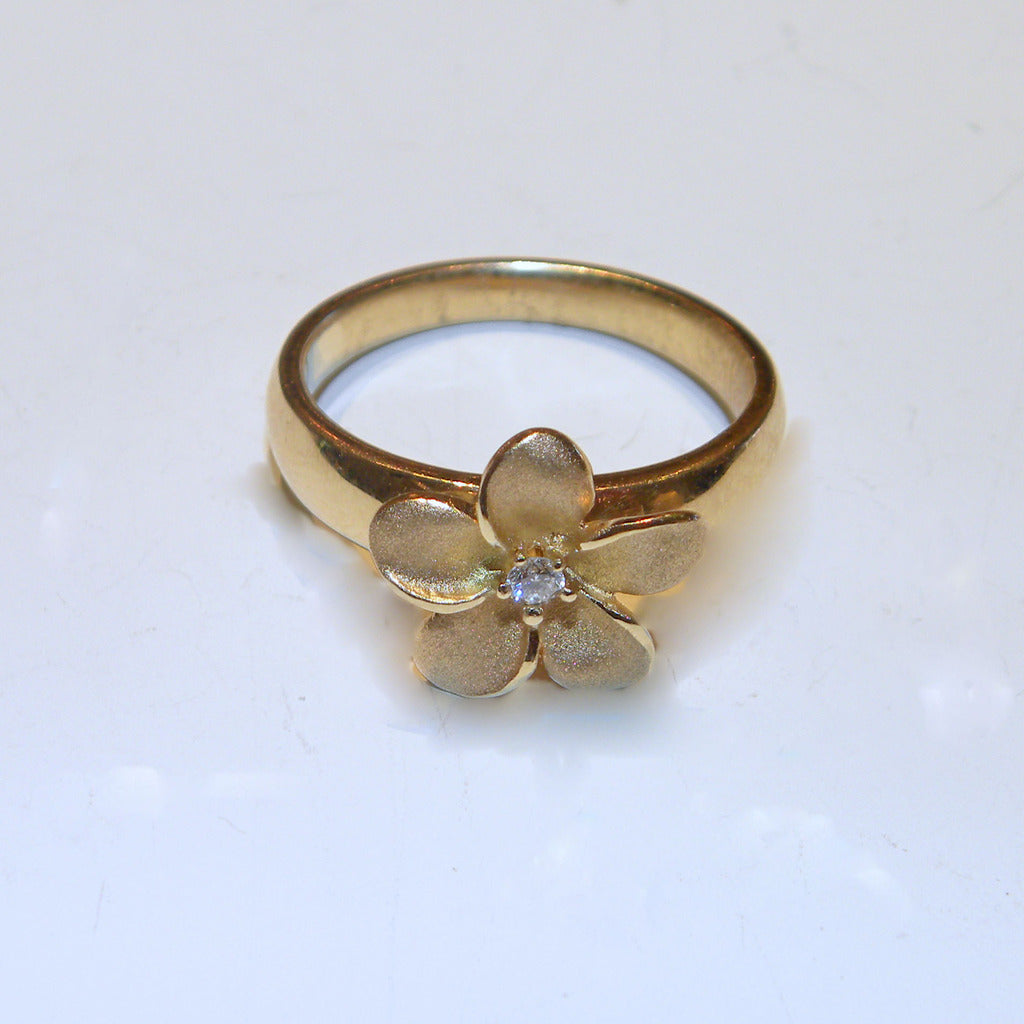 Denny Wong 13mm Plumeria Flower Ring – Jewel of Paradise - Fine Jewelry ...