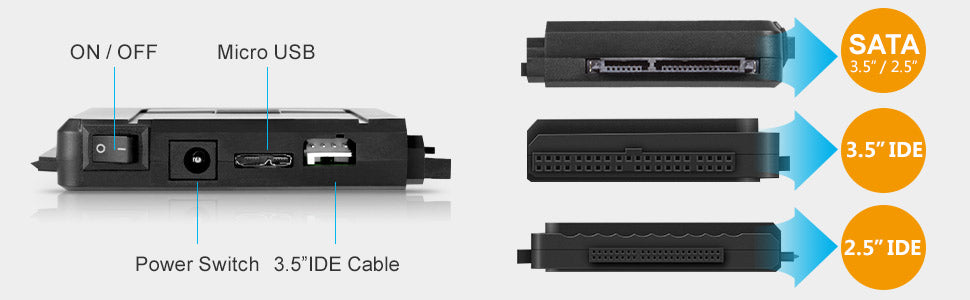 scramble rådgive smuk Hard Drive Adapter - USB A IDE/SATA – ALXUM