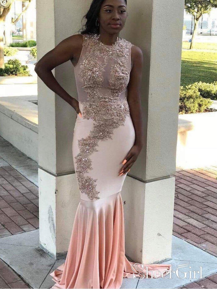 Ombre Mermaid Prom Dresses