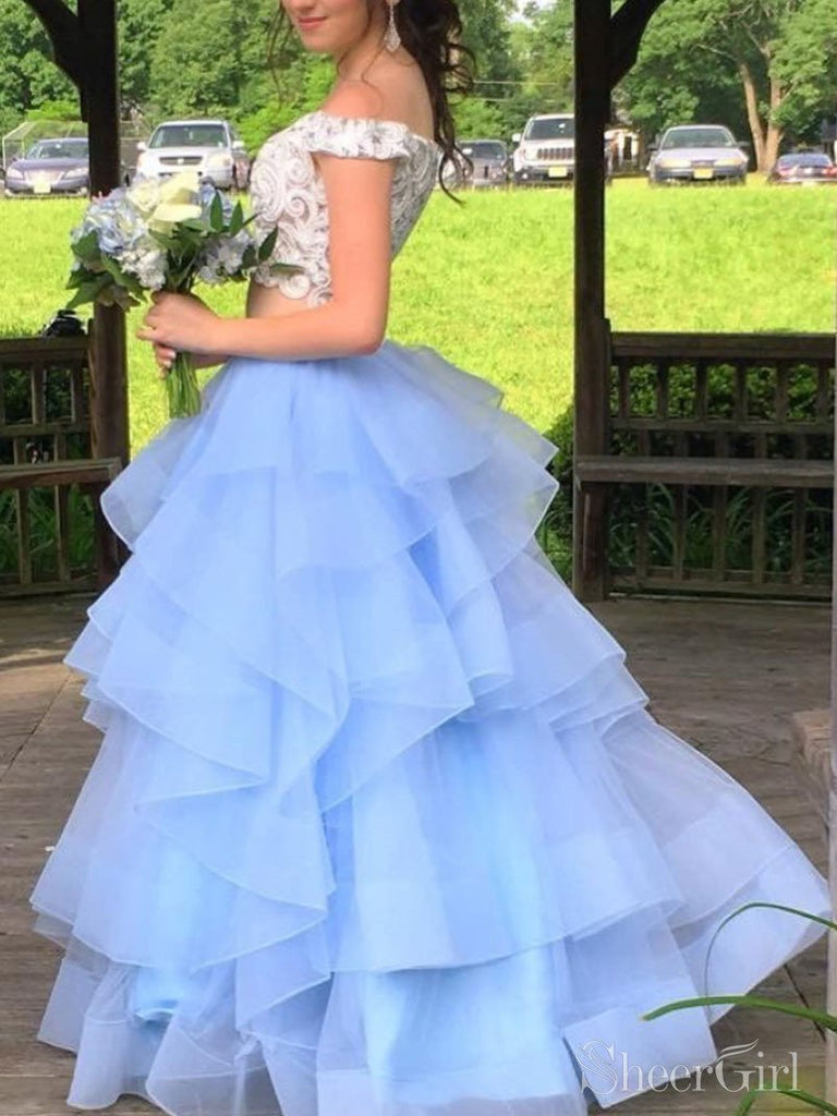 blue sweet 16 dresses