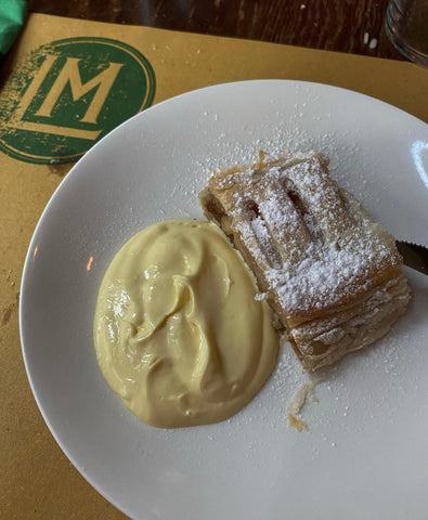 strudel con la crema